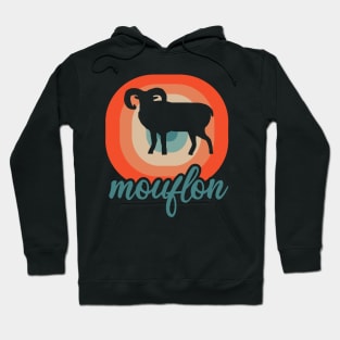 Mouflon motif animal aries love kids gift Hoodie